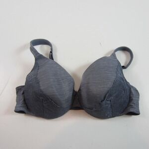 cacique lightly lined full coverage lace cups 42C blue